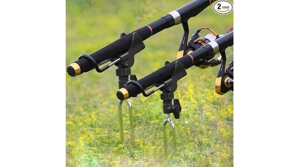 bank fishing rod holders