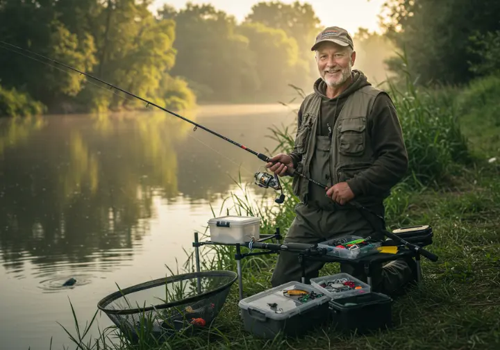 The essential gear for successful carp fishing.