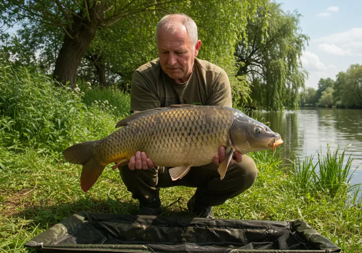  Proper carp handling, ethical angling practices, and environmental responsibility.