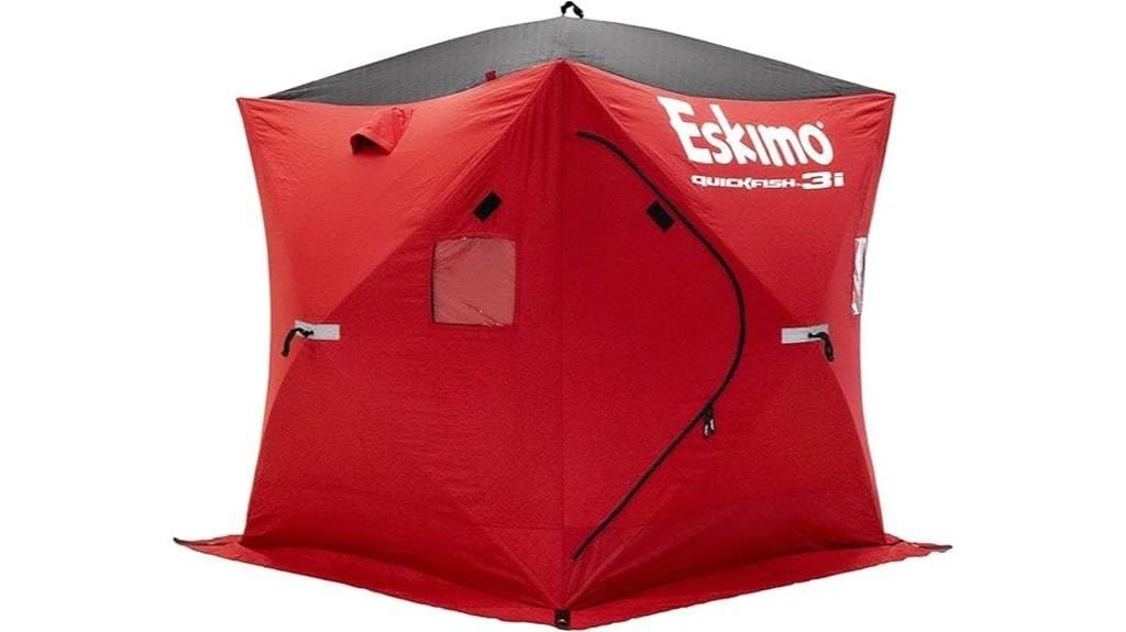 insulated portable fishing shelter