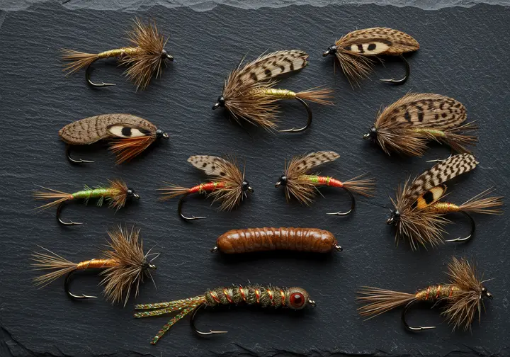 Essential fly patterns for Canadian waters: showcase of must-have flies for trout, salmon, and steelhead fishing in Canada.