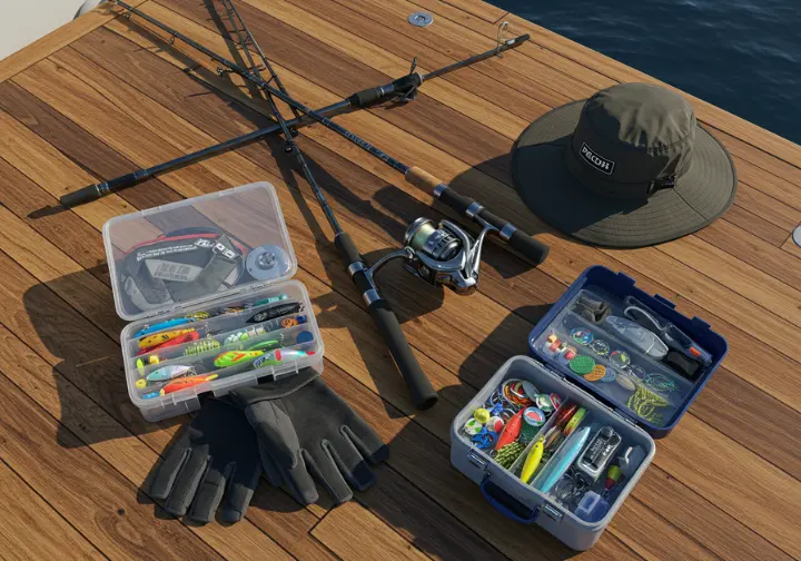 Essential gear and tackle for Hatteras offshore charters: prepare with the right equipment for deep-sea fishing success.