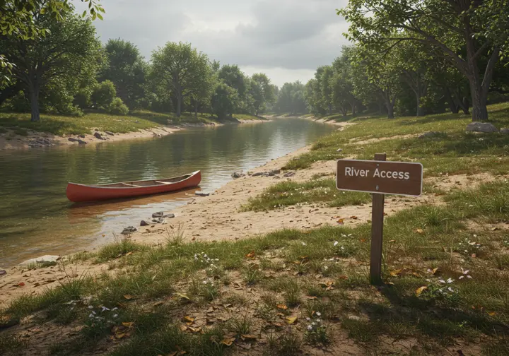 Prime locations and access points for Llano River fly fishing: highlighting public access and river entry points along the Llano.