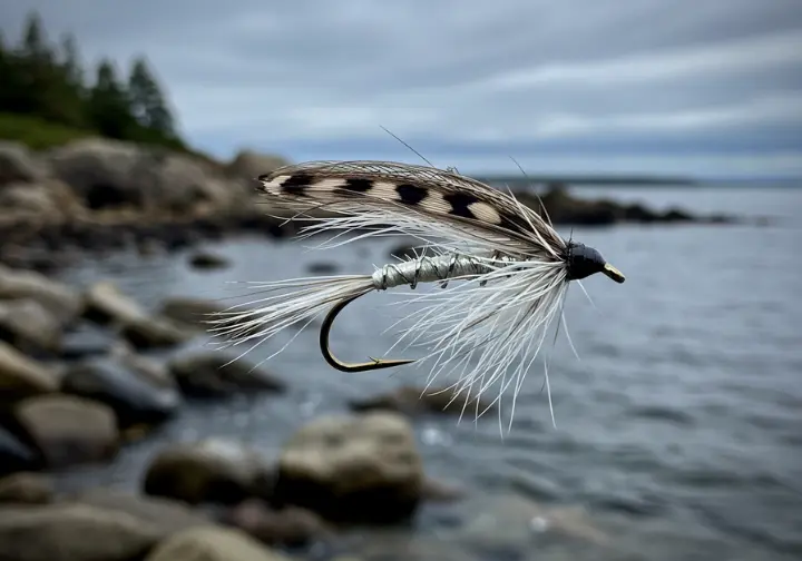 effective streamer flies for saltwater fly fishing for striped bass in Maine coastal waters.