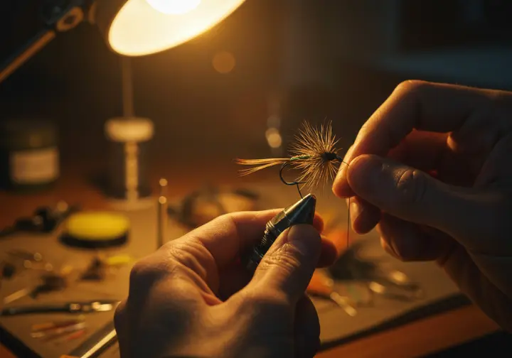 Fly tying for Canadian waters: essential materials and techniques for tying effective fly patterns for Canadian fishing.