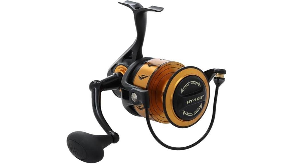 sealed saltwater spinning reel