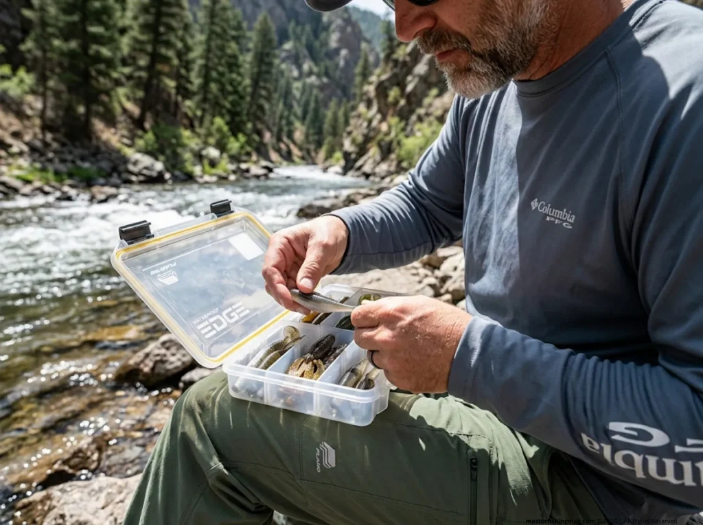 Master Fishing Magazine selecting streamlined chatterbait trailer box