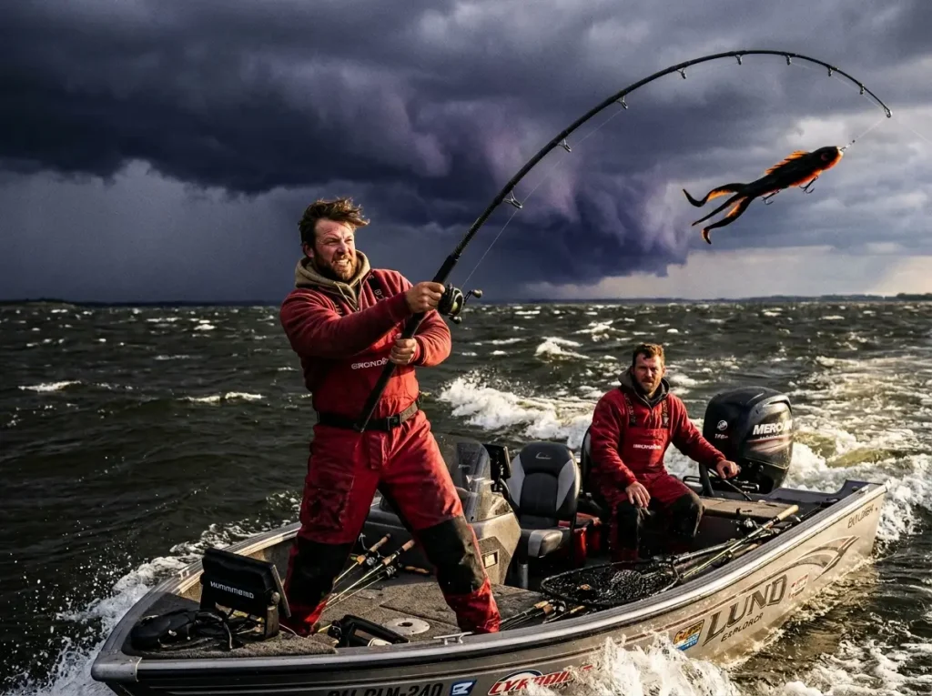 Anglers chasing peak feeding periods before a cold front arrives