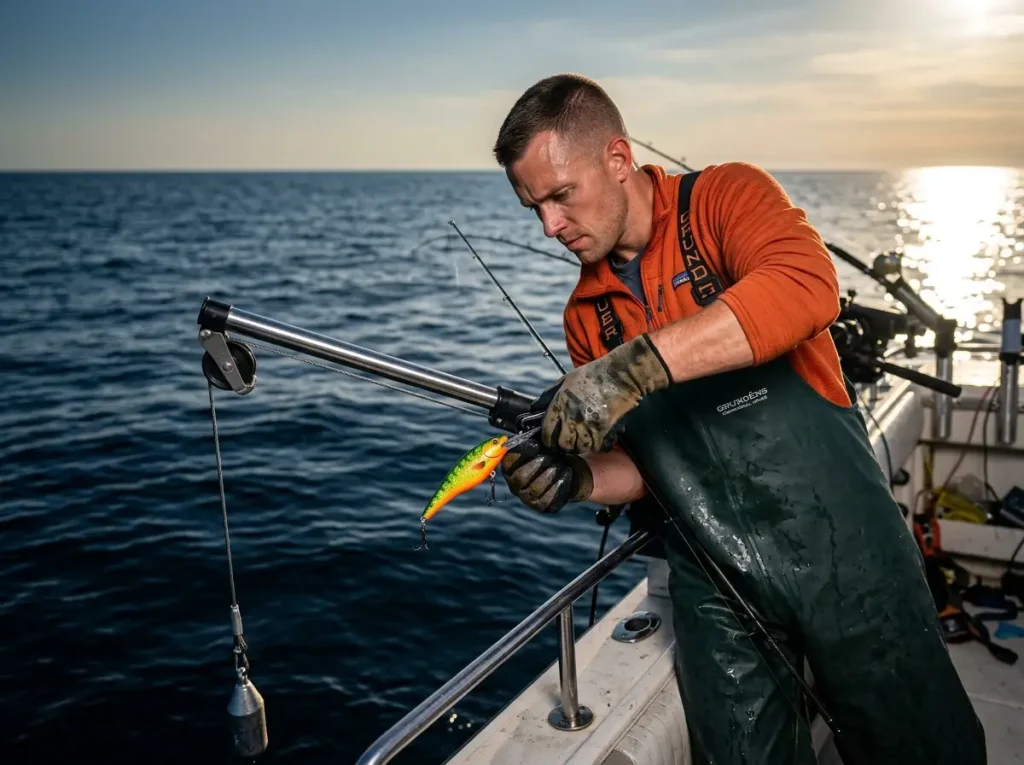 trolling above the hypoxic dead zone for central basin walleye