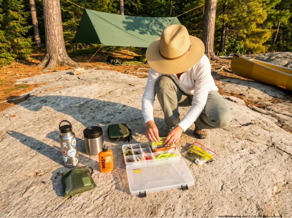 Organizing compliant wilderness gear for BWCA trip