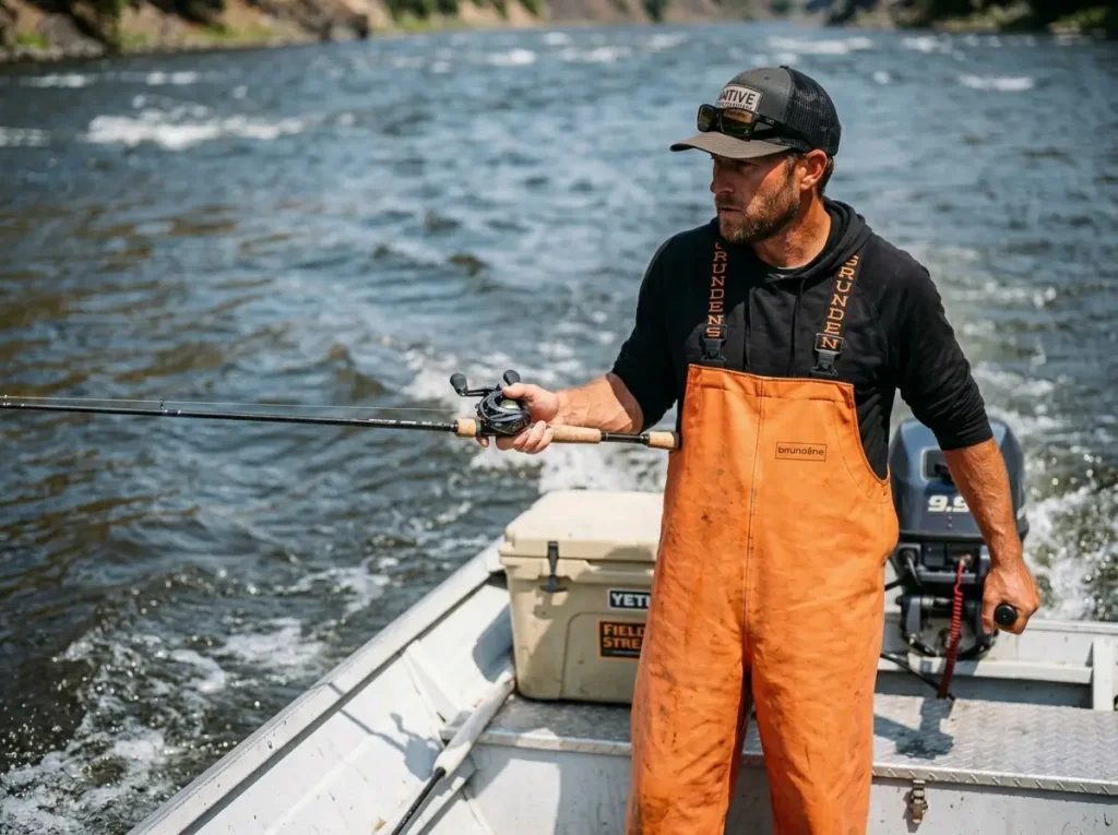 Angler side drifting the predictability of a regulated river
