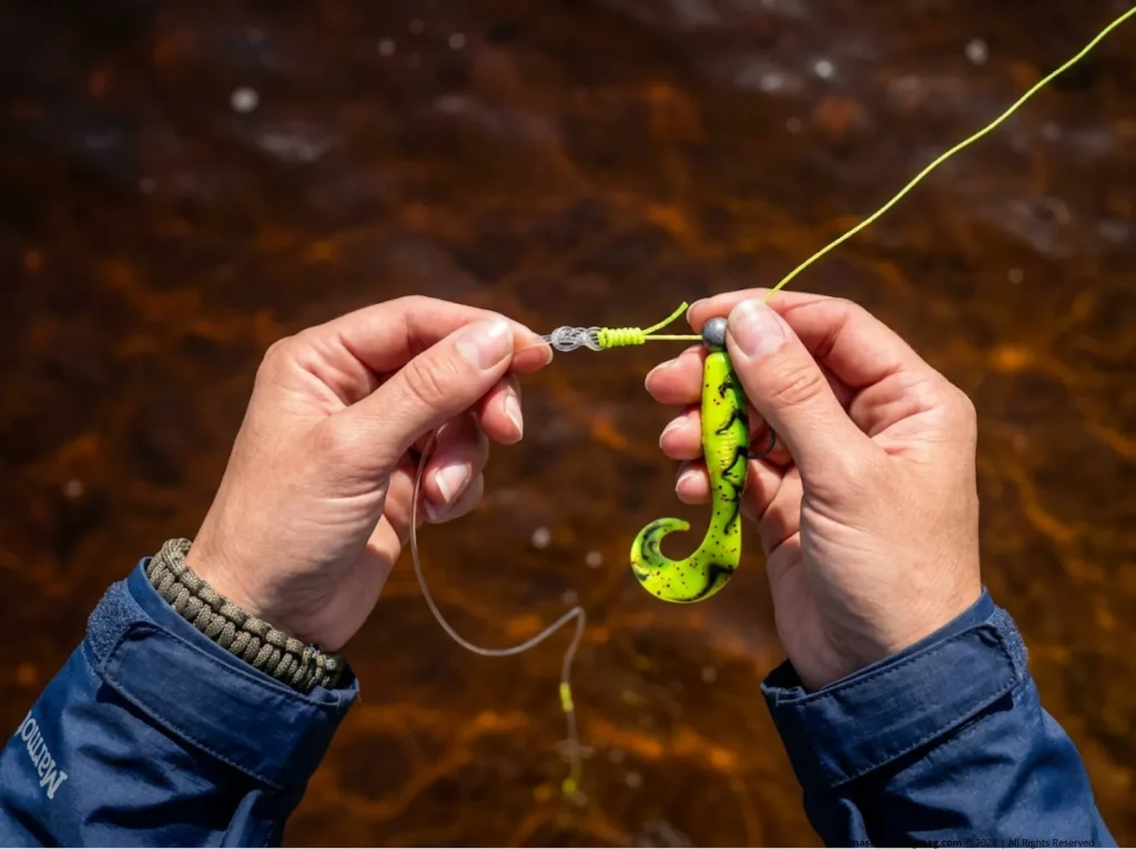 High contrast lure for dark tannin stained waters