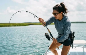 How to Catch Flounder The Physics of Inshore Tactics Angler demonstrating how to catch flounder inshore tactics.