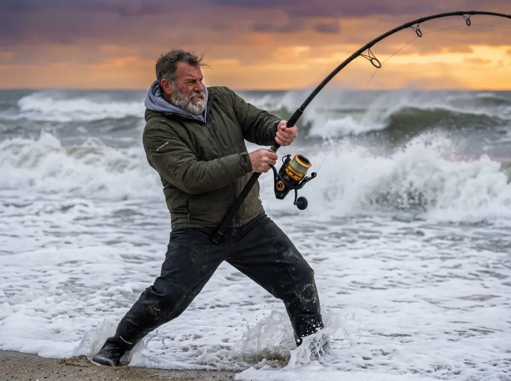 Penn spinning reel size chart 1000 to 6000 explained via high heat surf fishing drag.