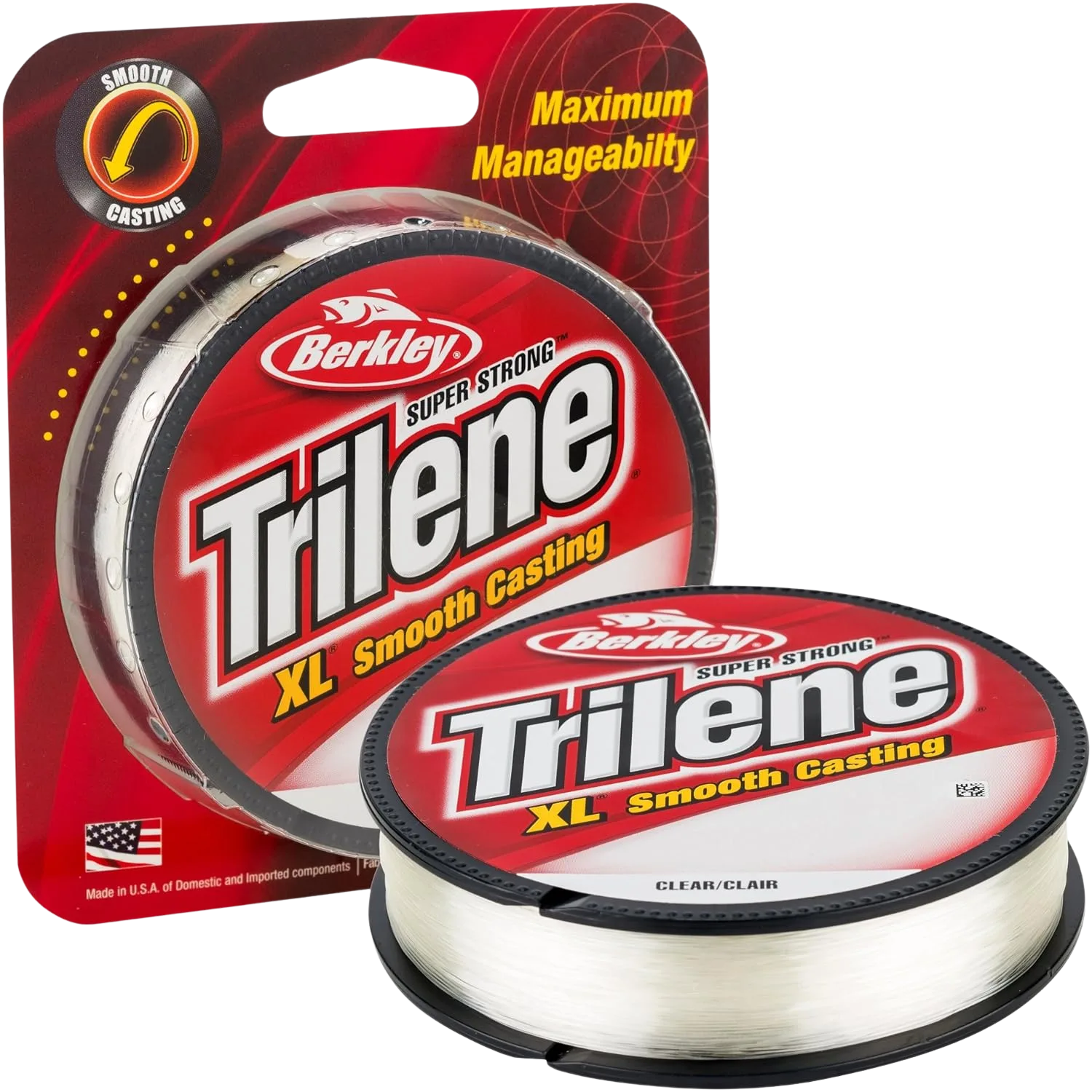 Berkley Trilene XL 8-pound monofilament fishing line spool