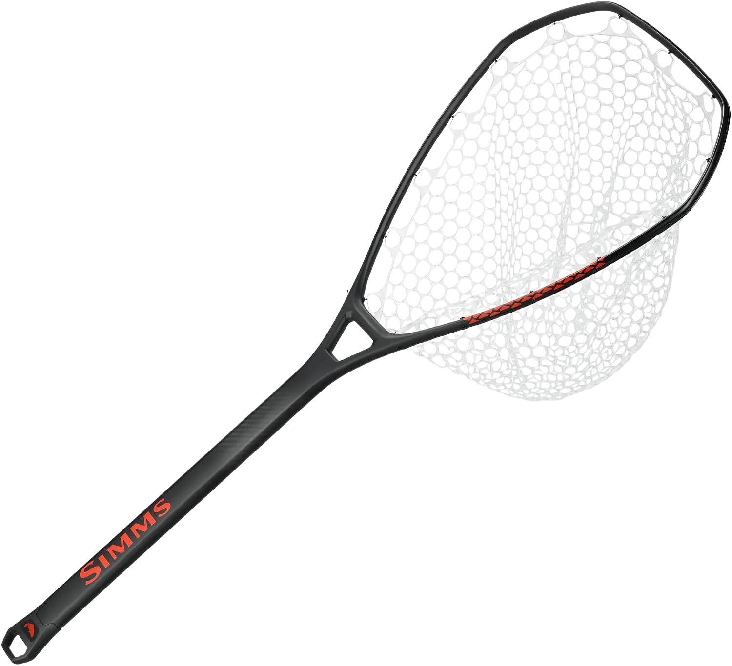 SIMMS Daymaker landing net with rubber bag and composite frame for fly fishing