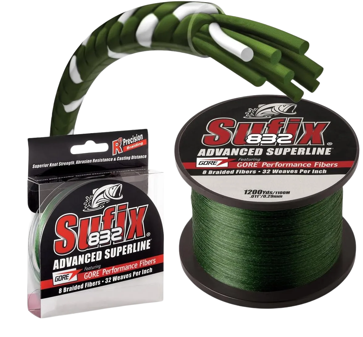 Sufix 832 Advanced Superline braided fishing line spool