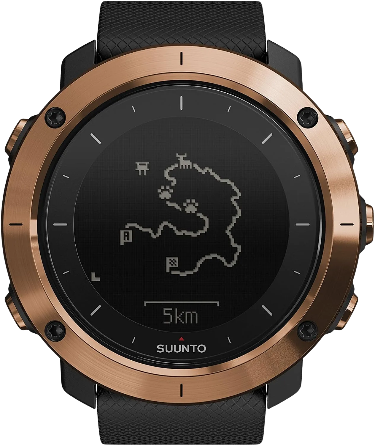 Suunto Traverse Alpha GPS outdoor watch with moon phase for hunting and fishing