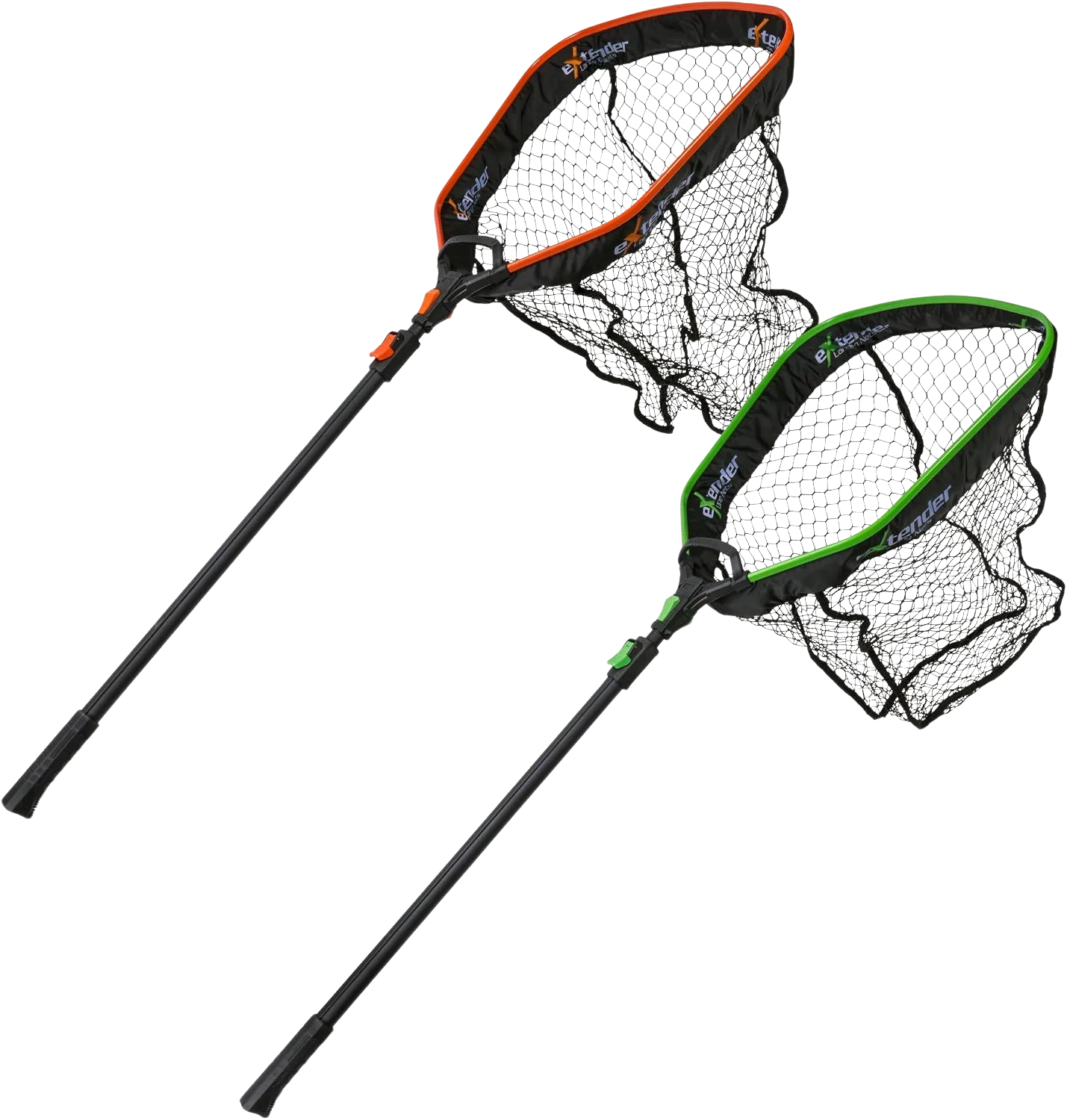 Whisker Seeker eXtender landing net with long telescoping handle for catfish