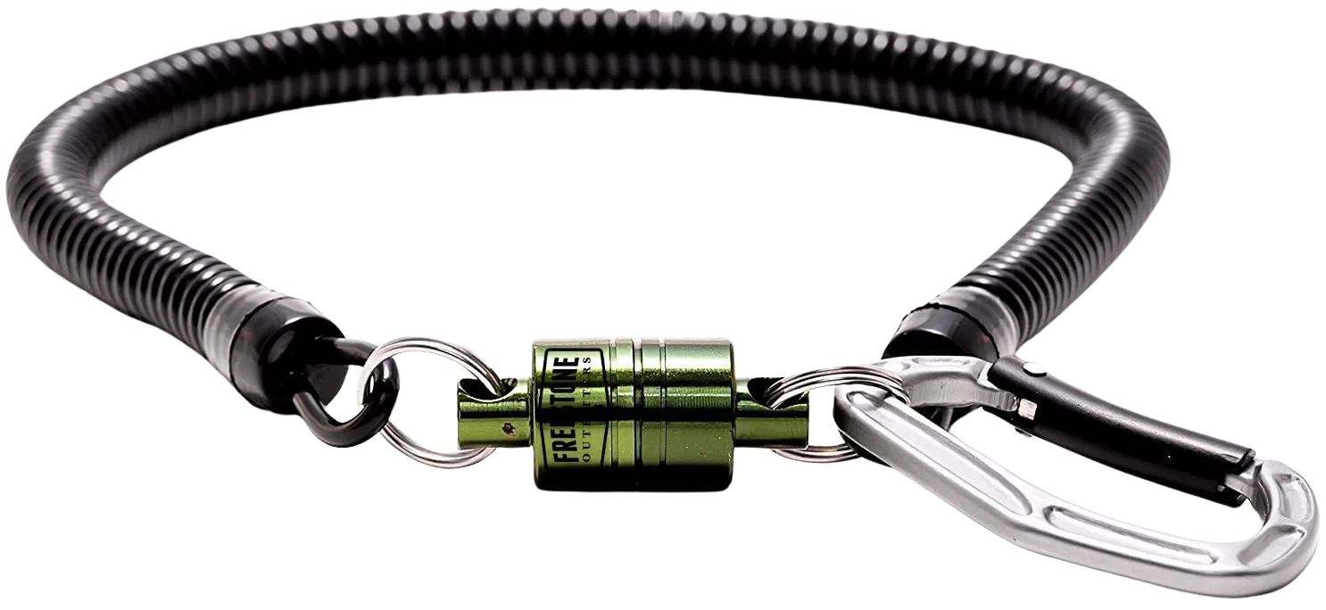 Freestone Outfitters magnetic net release for back-mounted wading net retention