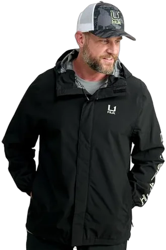 HUK Storm Jacket waterproof rain jacket for boat fishing