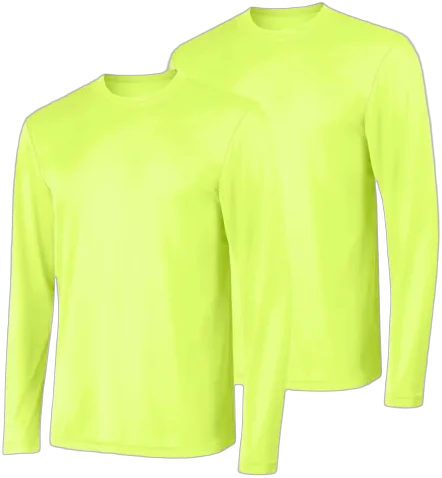 Hanes Cool DRI long sleeve UPF 50 plus performance shirt two pack for fishing