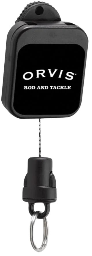 Orvis Gear Keeper Super Zinger stainless steel retractor for saltwater wading