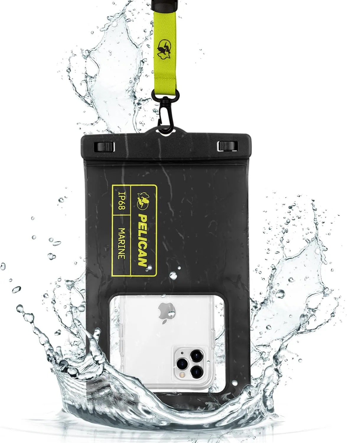Pelican Marine Series IP68 waterproof phone pouch for fishing