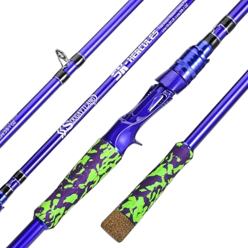 Sougayilang 7 ft medium power inshore saltwater spinning rod for beginners