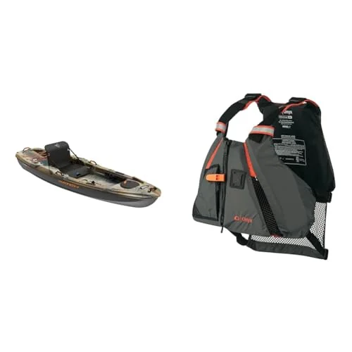 Pelican Catch Classic 100 Angler sit-on-top fishing kayak, lightest hull for solo car-topping