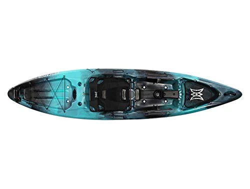 Perception Pescador Pro 12 sit-on-top fishing kayak rigged for open water